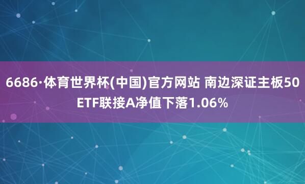 6686·体育世界杯(中国)官方网站 南边深证主板50ETF联接A净值下落1.06%