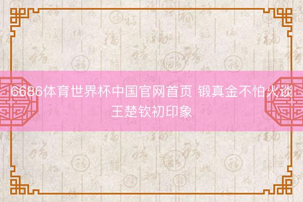 6686体育世界杯中国官网首页 锻真金不怕火谈王楚钦初印象